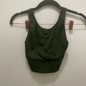 Victoria's Secret Dark Green Crop Top